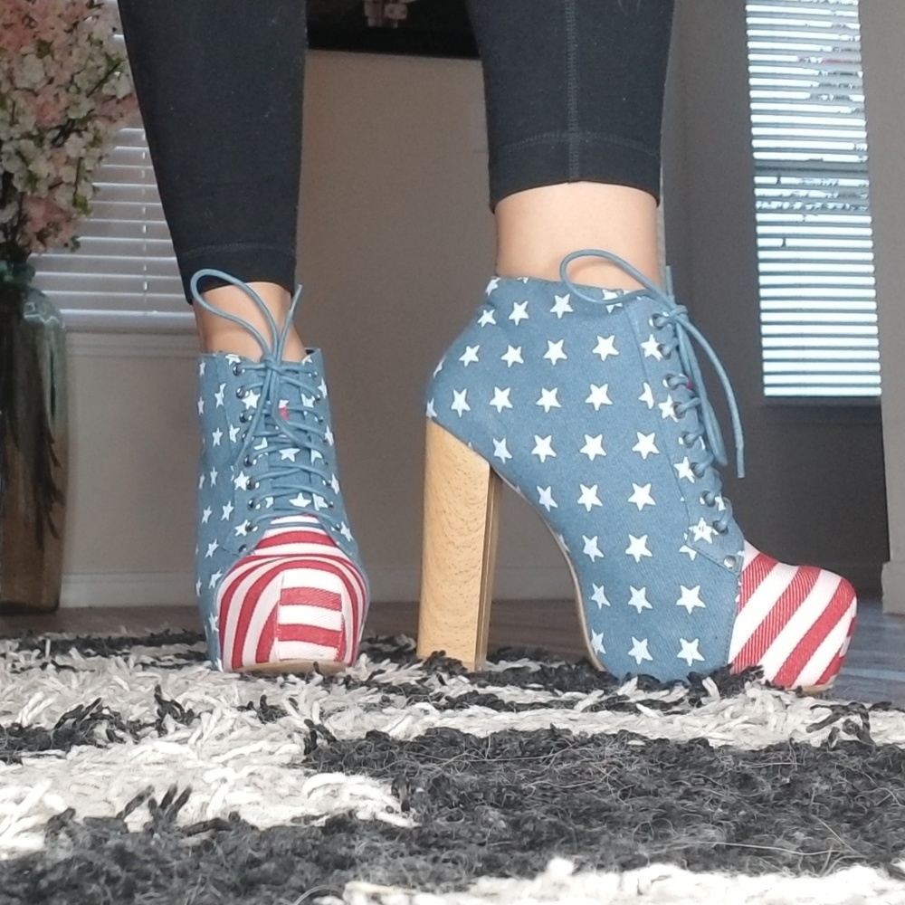 American flag boots